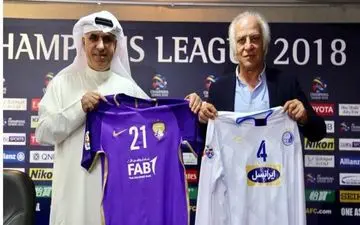  رونمایی از پیراهن تیم‌های استقلال و العین/ عکس