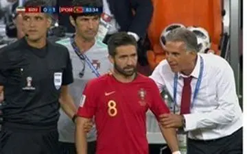  حرف های درگوشی کی روش به بازیکن تعویضی پرتغال لو رفت