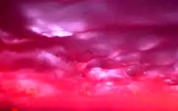 تایم لپس زیبا از غروب آفتاب + فیلم