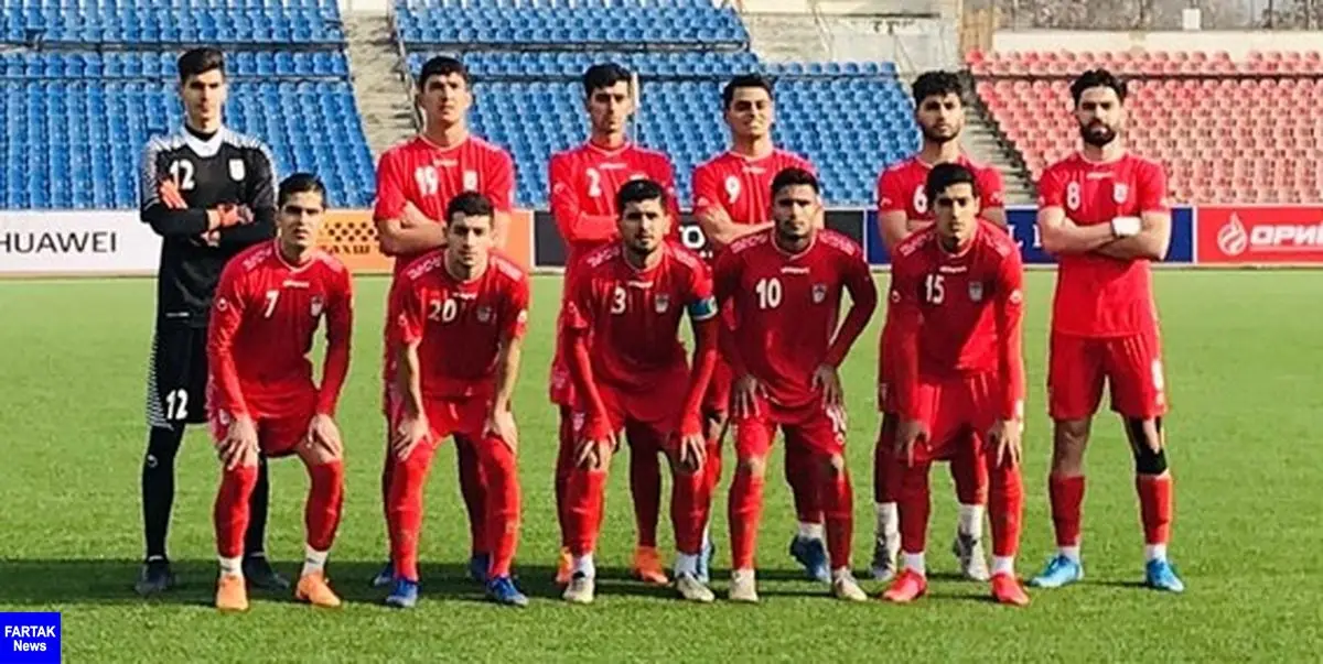 ایران در نخستین بازی دوستانه مغلوب جوانان تاجیکستان شد