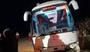 تصادف اتوبوس در جاده ارومیه- تبریز یک فوتی و ۱۴ مصدوم داشت