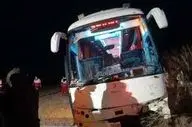 تصادف اتوبوس در جاده ارومیه- تبریز یک فوتی و ۱۴ مصدوم داشت