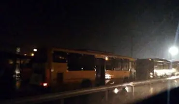 بارش باران شدید در مرز مهران+فیلم