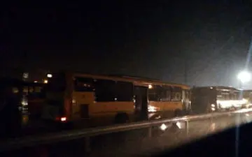 بارش باران شدید در مرز مهران+فیلم