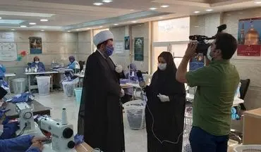 افتتاح کارگاه تولید ماسک با تولید روزانه ۲۰۰۰ ماسک در کرمانشاه+ تصاویر