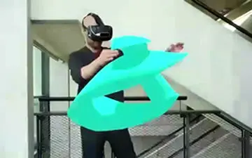 طراحی سه بعدی در فضا با کمک واقعیت مجازی + فیلم