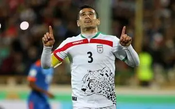 شاخ به شاخ شدن حاج صفی با یکی از بازیکنان سوری+عکس