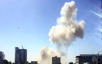 لحظه انفجار خونین در کابل + فیلم