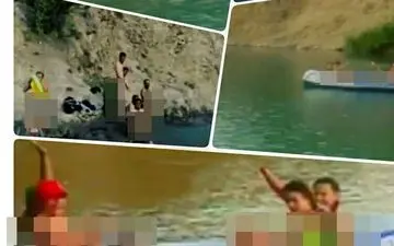 ماجرای کشف حجاب سد لفور این بار در دریاچه ولشت کلاردشت تکرار شد + عکس