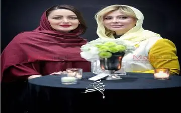 پوشش و میکاپ جالب شیلا خداداد به همراه نیوشا ضیغمی در یک افتتاحیه / عکس