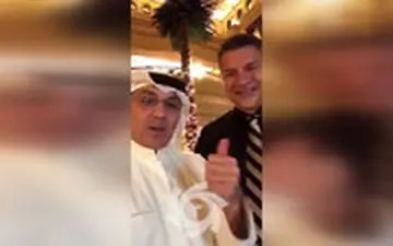 لایو کاپیتان اسبق کویت با علی دایی در امارات