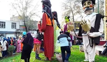 مراسم شادپیمایی عروسک ها در معبد آناهیتا به روایت تصویر