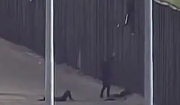 مجروحیت دو دختر نوجوان هنگام پرش از روی دیوار مرزی آمریکا +فیلم 
