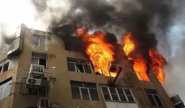انفجار هولناک یک ساختمان در رباط کریم/ صندوق قرض الحسنه در آتش سوخت
