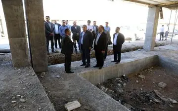 بازدیداستاندار ایلام از پروژه کاغذ سنگی شهرستان چرداول و نهضت ملی مسکن شهر سرابله 