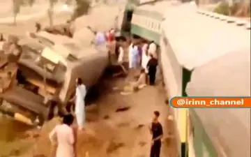 حادثه مرگبار قطار در پاکستان
