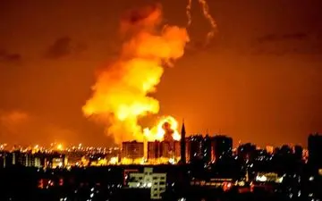 حمله رژیم صهیونیستی به مرکز غزه