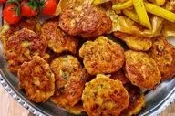 بچه ها عاشق این غذا هستن| طرز تهیه کتلت مرغ بدون سیب‌زمینی