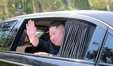 اسکورت ویژه رهبر کره شمالی در چین 