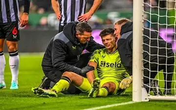 دوری ۴ تا ۵ ماهه دروازه‌بان نیوکاسل از میادین فوتبال
