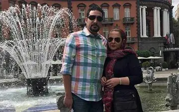 تیپ متفاوت لاله صبوری و همسرش در خارج از کشور! + عکس