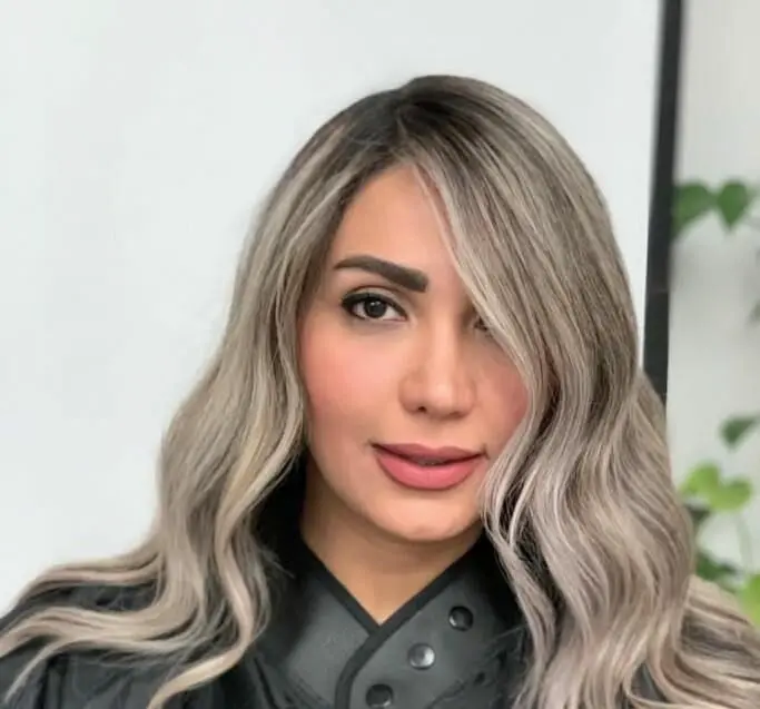 رنگ مو برای عید برای پوست سبزه38