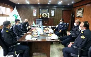 دیدارفرماندهی پلیس راهور استان اصفهان با مدیرعامل باشگاه ذوب آهن 