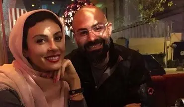 حدیثه تهرانی و همسرش در یک رستوران فوق‌العاده شیک