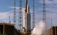 قرار گرفتن چهار ماهواره ناوبری در مدار زمین توسط موشک آریان 5 + فیلم