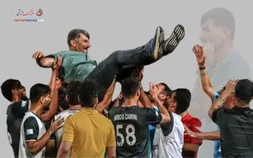 اوج شادی در اردوی نیروی زمینی؛ پرتاب داریوش یزدی به هوا پس از برد شیرین