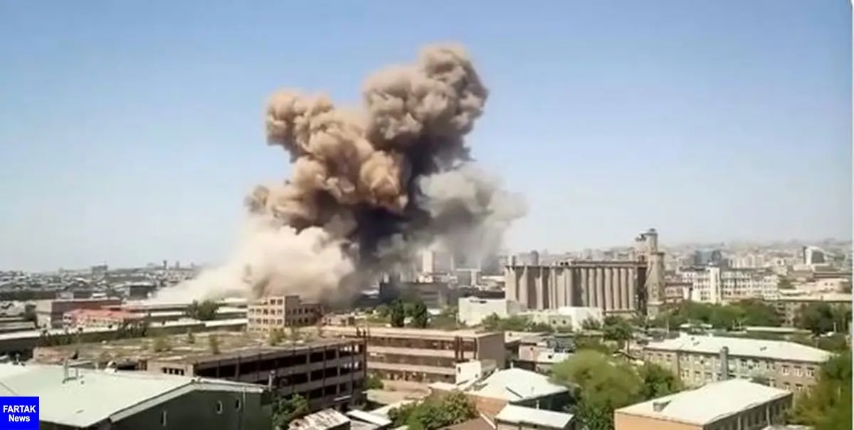 انفجار مهیب در پایتخت ارمنستان