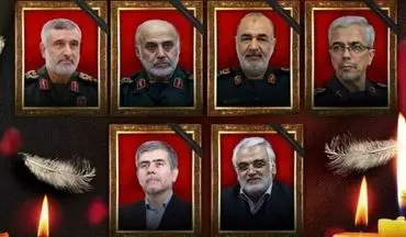 زمان برگزاری مراسم تشییع فرماندهان شهید نیروهای مسلح اعلام شد