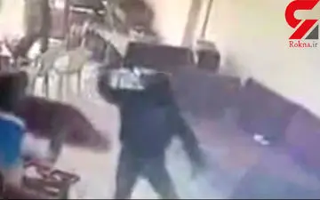 فیلم / حمله سیاهپوشان نقابدار به یک قهوه خانه در بابل+فیلم