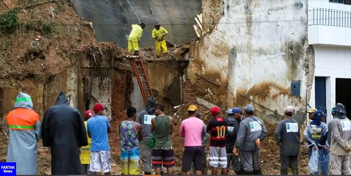 سیلاب مرگبار در برزیل ۸۰ نفر را به کام مرگ کشاند