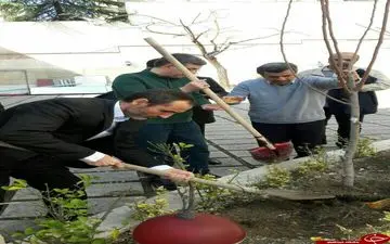 حال و هوای منزل احمدی نژاد در روز درختکاری