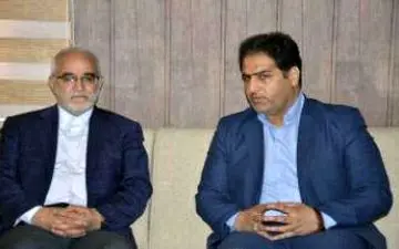 دیدار مدیر عامل شرکت آب منطقه ای استان کرمانشاه و دکتر مصری نماینده مجلس شورای اسلامی