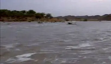 طغیان رودخانه‌‎ها در استان سیستان و بلوچستان + فیلم