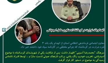 ‍ ‍ انهدام باند شرارت در کرمانشاه/دستگیری عامل اسیدپاشی