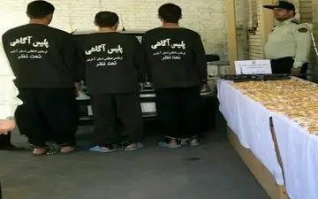 دستگیری سارقان طلافروشی خیابان فرهنگیان ارومیه 