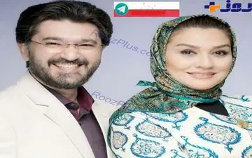 عکس آتلیه ای و دیده نشده مجری معروف و همسرش