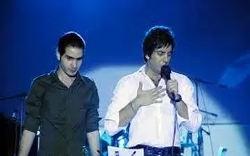 دیدار فرزاد فرزین و محسن یگانه در خارج از کشور/عکس