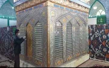 ضدعفونی بقاع متبرکه استان کرمانشاه +تصاویر