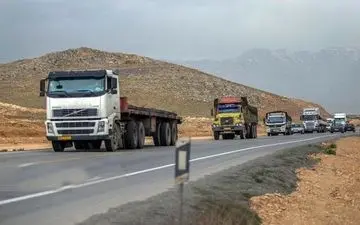 تردد کشنده و تریلرهای ترانزیتی در جاده سنندج - مریوان ممنوع شد