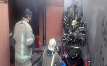 آتش سوزی در زیرزمین سینما