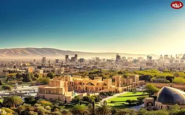 تصاویری دیدنی از صد سال آینده شیراز! هنرنمایی هوش مصنوعی در مورد صد سال اینده شیراز!