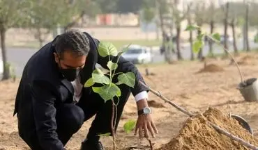 ‍ آغاز پویش‌های درختکاری در کرمانشاه با شعار «کاشت هر درخت، طریقت هر ایرانی»