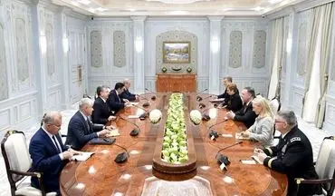 دیدار مقامات قرقیزستان و ازبکستان با وزیر امور خارجه آمریکا
