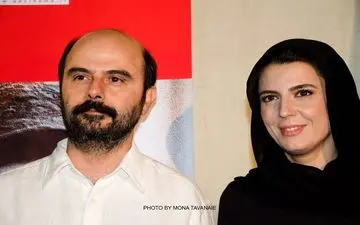 عکس/ تیپ جالب لیلا حاتمی به همراه همسرش علی مصفا  در یک مراسم