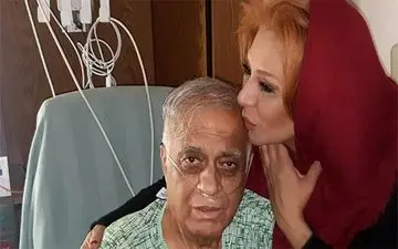 عیادت نسرین مقانلو از پدرش در آمریکا