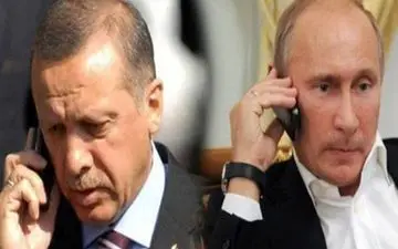 گفت‌و‌گوی تلفنی پوتین و اردوغان در خصوص اوضاع لیبی و سوریه